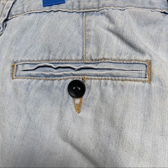 MNG Blue Jean Light Rinse Cuffed Denim Shorts USA8 - Picture 5 of 11